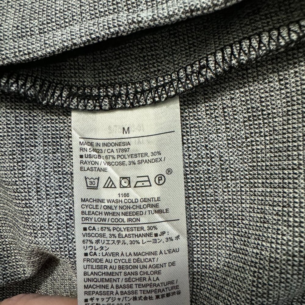 *NWT, Express, Women, Collarless Blazer, Black & White, Sz M - Picture 7 of 9